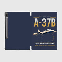 Thumbnail for A-37B Dragonfly design on navy blue samsung tablet tablet case