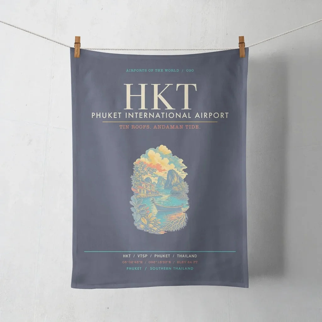 Phuket International Airport HKT - Navy Blue