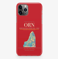 Thumbnail for Oran Airport (ORN) design on red iPhone 16 Pro MagSafe case
