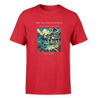 Thumbnail for VINTAGE G4154 - The Island Postbag - Premium T-Shirt design on red premium t shirt