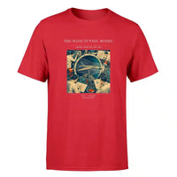 Thumbnail for VINTAGE G4174 - The Wind Tunnel Model - Premium T-Shirt design on red premium t shirt