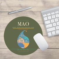 Thumbnail for Manaus - Eduardo Gomes International Airport MAO Mouse-Pad Round - Green Army