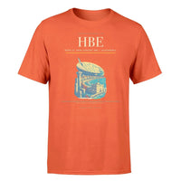 Thumbnail for Borg El Arab Airport (HBE) T-Shirt single-side front print in Orange | borg-el-arab-airport-hbe-double-side-t-shirt