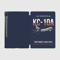 Thumbnail for KC-10A EXTENDER design on navy blue samsung tablet tablet case