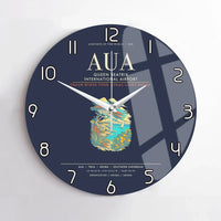 Thumbnail for Queen Beatrix International Airport AUA Wall-Clock No-Frame - Navy Blue