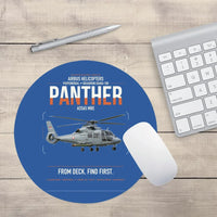 Thumbnail for Airbus Helicopters AS565 MBe Panther design on blue round mouse pad