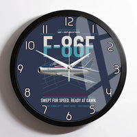 Thumbnail for F-86F Sabre design on navy blue framed wall clock