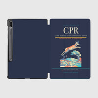 Thumbnail for Casper–Natrona County International Airport (CPR) design on navy blue samsung tablet tablet case