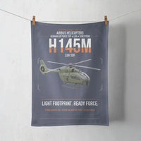 Thumbnail for Airbus Helicopters H145M LUH SOF design on navy blue towel