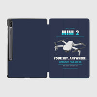 Thumbnail for DJI Mini 2 design on navy blue samsung tablet tablet case