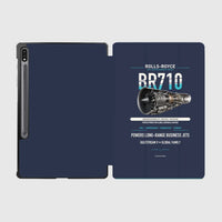 Thumbnail for BR710 design on navy blue samsung tablet tablet case