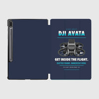 Thumbnail for DJI Avata design on navy blue samsung tablet tablet case