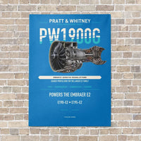 Thumbnail for PW1900G vertical canvas print - no frame - turquoise background