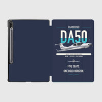 Thumbnail for Diamond DA50 RG design on navy blue samsung tablet tablet case