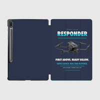 Thumbnail for BRINC Responder design on navy blue samsung tablet tablet case