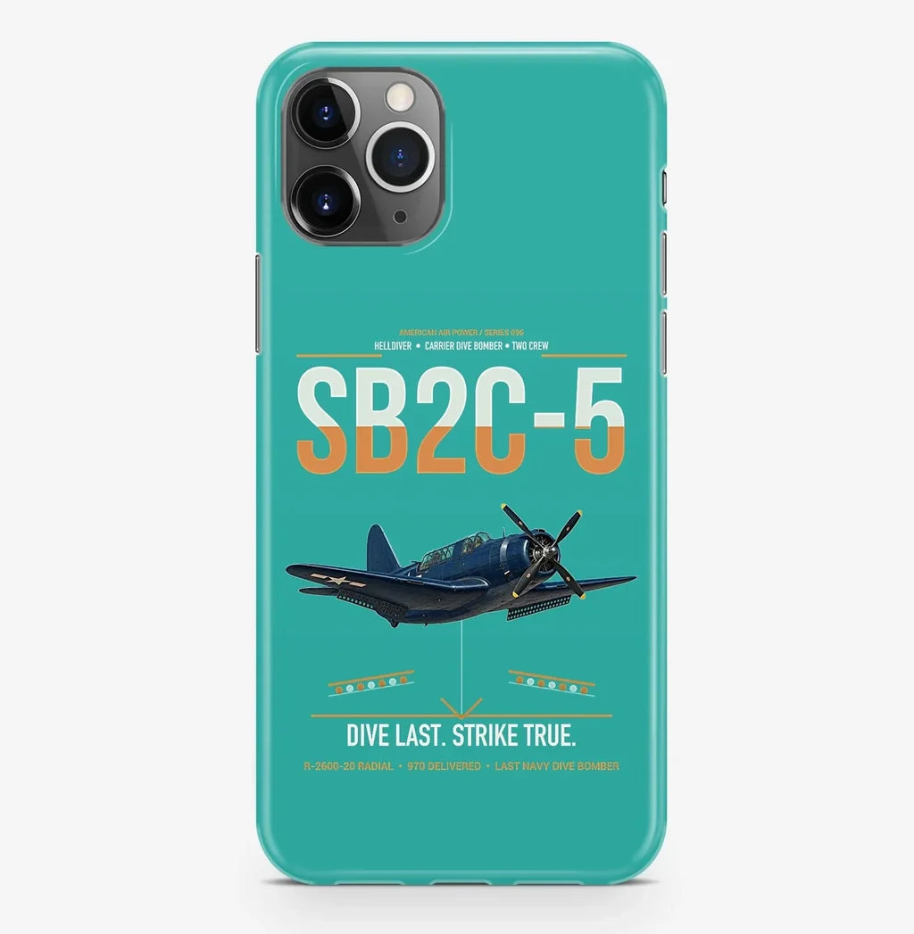 SB2C-5 Helldiver design on turquoise magsafe iphone case, for iPhone Pro Max