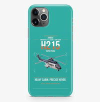 Thumbnail for Airbus H215 design on turquoise magsafe iphone case, for iPhone Pro Max