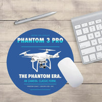 Thumbnail for DJI Phantom 3 Professional design on blue round mouse pad