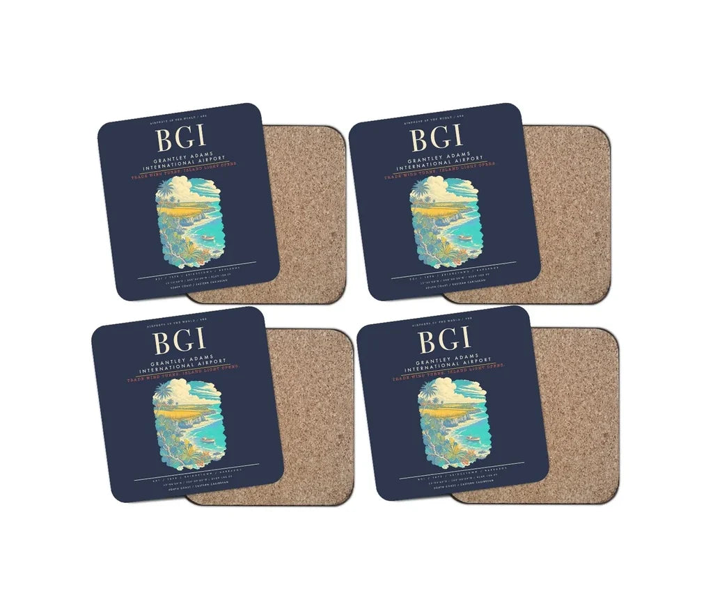 Grantley Adams International Airport BGI - Navy Blue