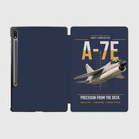 Thumbnail for A-7E Corsair II design on navy blue samsung tablet tablet case