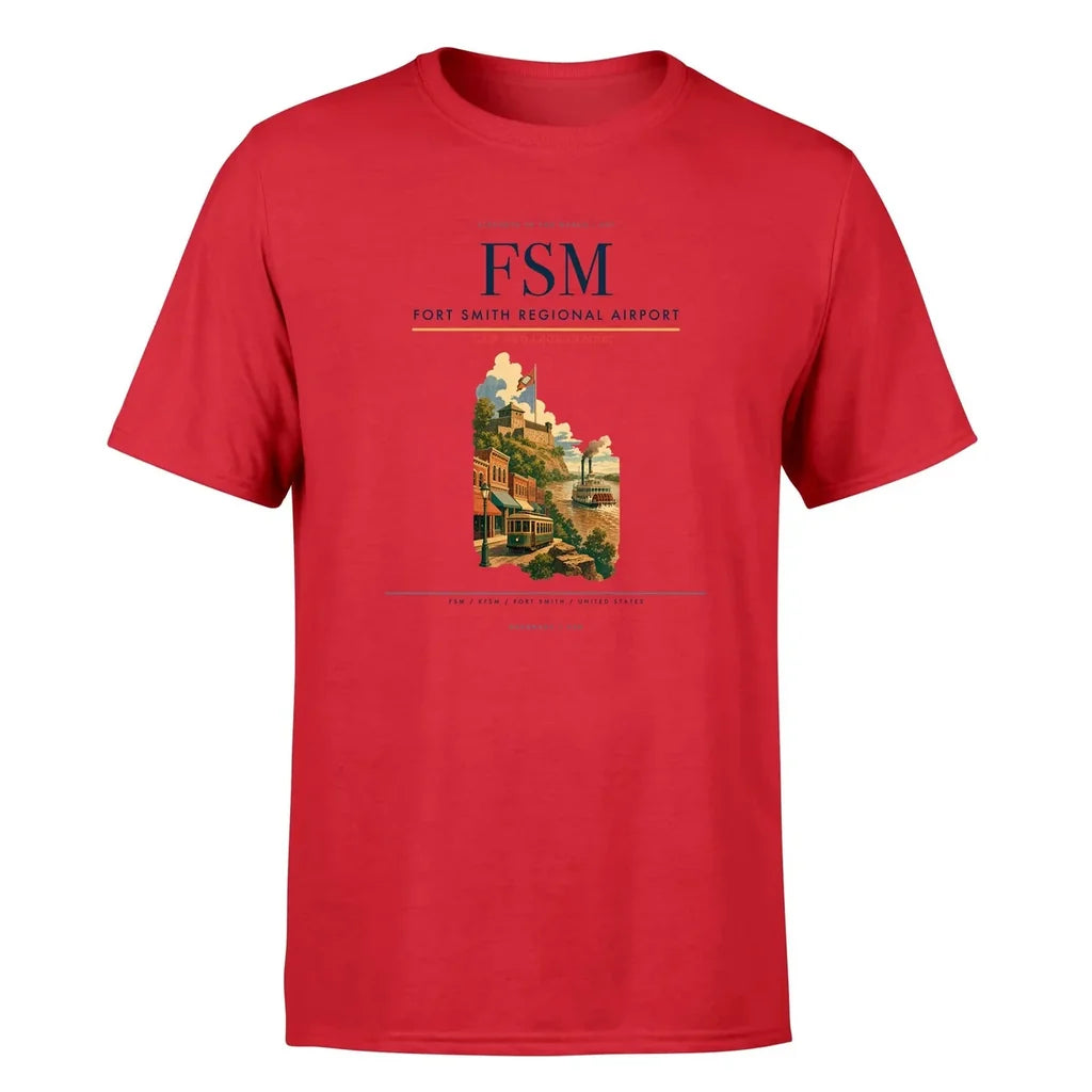 Fort Smith Airport (FSM) Premium T-Shirt Red