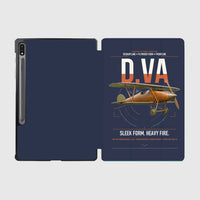Thumbnail for Albatros D.Va design on navy blue samsung tablet tablet case