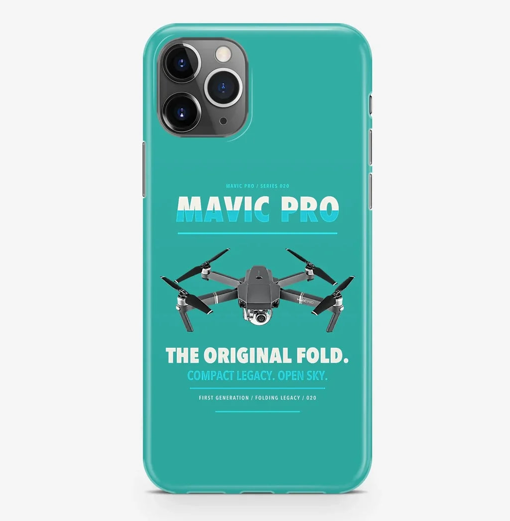 DJI Mavic Pro Case ProMax design on turquoise iphone case promax