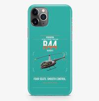 Thumbnail for Robinson R44 Raven II design on turquoise magsafe iphone case, for iPhone Pro Max