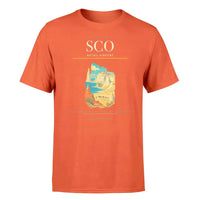Thumbnail for Aktau Airport (SCO) T-Shirt single-side front print in Orange | aktau-airport-sco-double-side-t-shirt