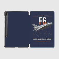 Thumbnail for English Electric Lightning F6 design on navy blue samsung tablet tablet case