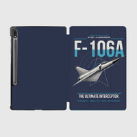 Thumbnail for F-106A Delta Dart design on navy blue samsung tablet tablet case