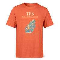 Thumbnail for Tbilisi International Airport (TBS) T-Shirt single-side front print in Orange | tbilisi-international-airport-tbs-double-side-t-shirt