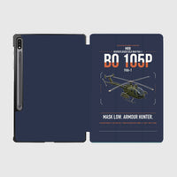 Thumbnail for MBB BO 105P PAH-1 design on navy blue samsung tablet tablet case