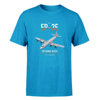 Thumbnail for EP-3E ARIES II design on turquoise double-side t-shirt, single-side print