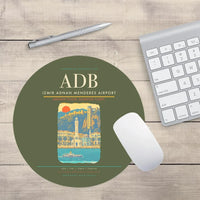 Thumbnail for Izmir Adnan Menderes Airport ADB Mouse-Pad Round - Green Army