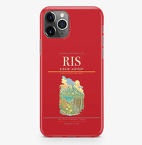 Thumbnail for Rishirifuji Airport (RIS) design on red iPhone 16 Pro MagSafe case