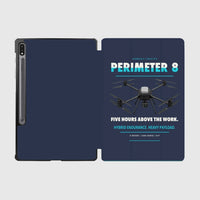 Thumbnail for Skyfront Perimeter 8 design on navy blue samsung tablet tablet case
