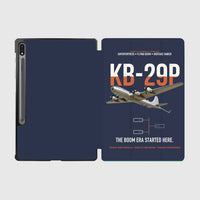 Thumbnail for KB-29P SUPERFORTRESS design on navy blue samsung tablet tablet case