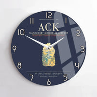 Thumbnail for Nantucket Memorial Airport ACK Wall-Clock No-Frame - Navy Blue