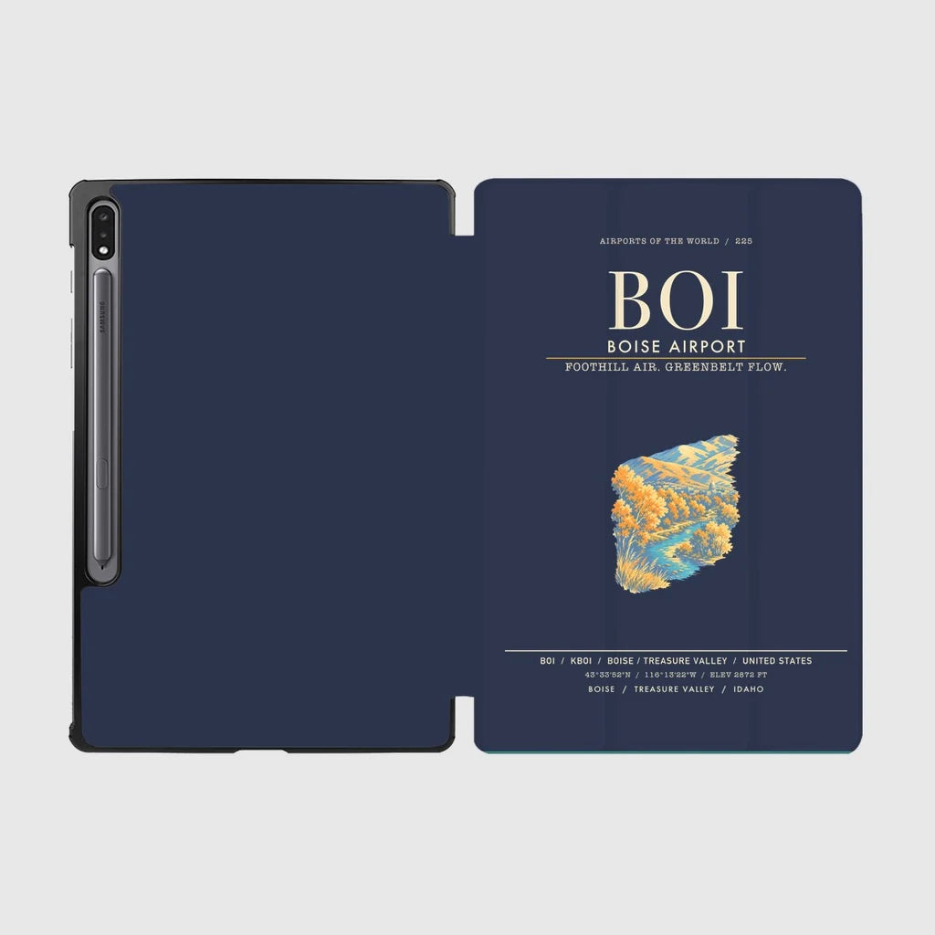 Boise Airport BOI - Navy Blue