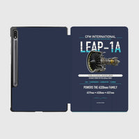 Thumbnail for CFM LEAP-1A design on navy blue samsung tablet tablet case