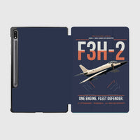 Thumbnail for F3H-2 Demon design on navy blue samsung tablet tablet case