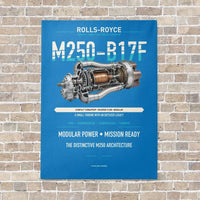 Thumbnail for M250-B17F vertical canvas print - no frame - turquoise background