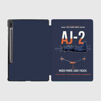 Thumbnail for AJ-2 Savage Tanker design on navy blue samsung tablet tablet case