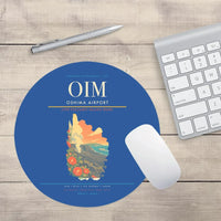 Thumbnail for Oshima Airport (OIM) design on blue round mouse pad