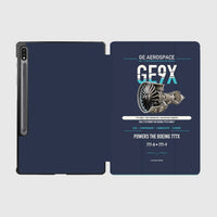 Thumbnail for GE9X design on navy blue samsung tablet tablet case