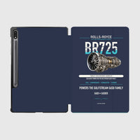 Thumbnail for BR725 design on navy blue samsung tablet tablet case