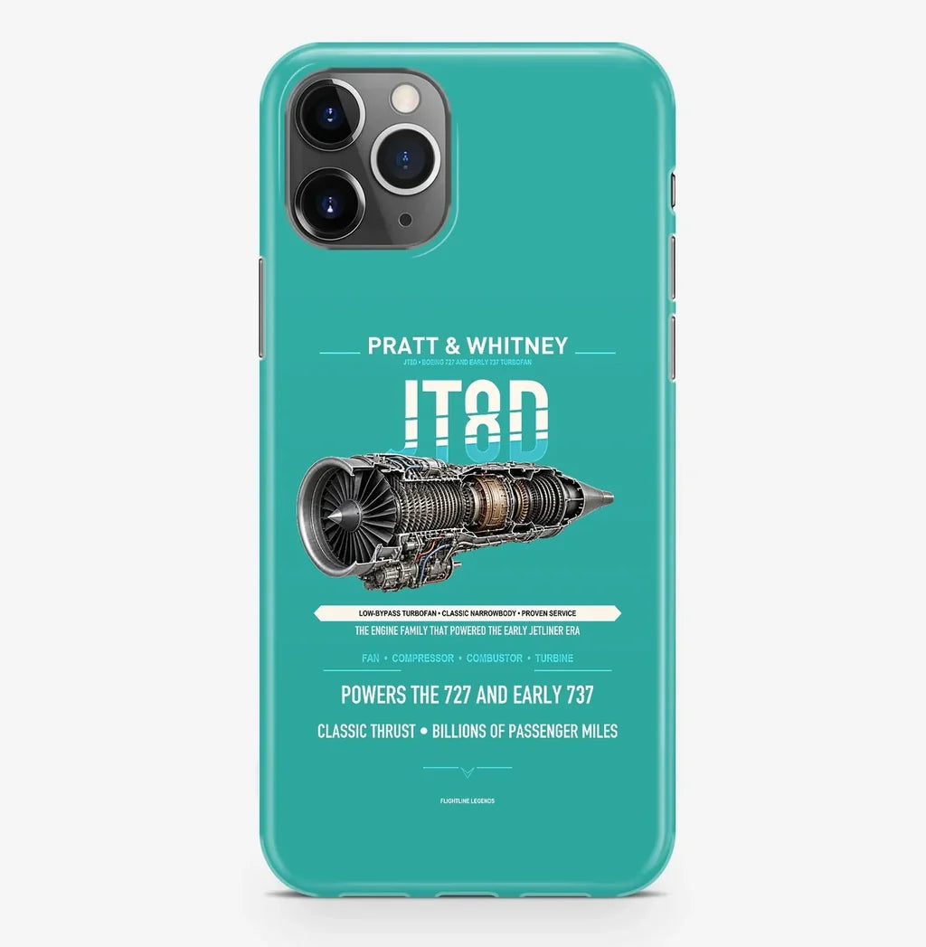 JT8D Case ProMax design on turquoise iphone case promax