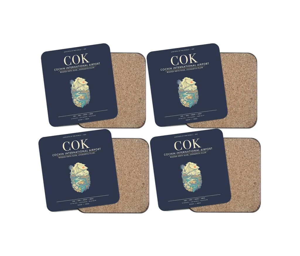 Cochin International Airport Kochi COK - Navy Blue