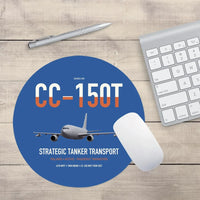 Thumbnail for Airbus CC-150T Polaris design on blue round mouse pad